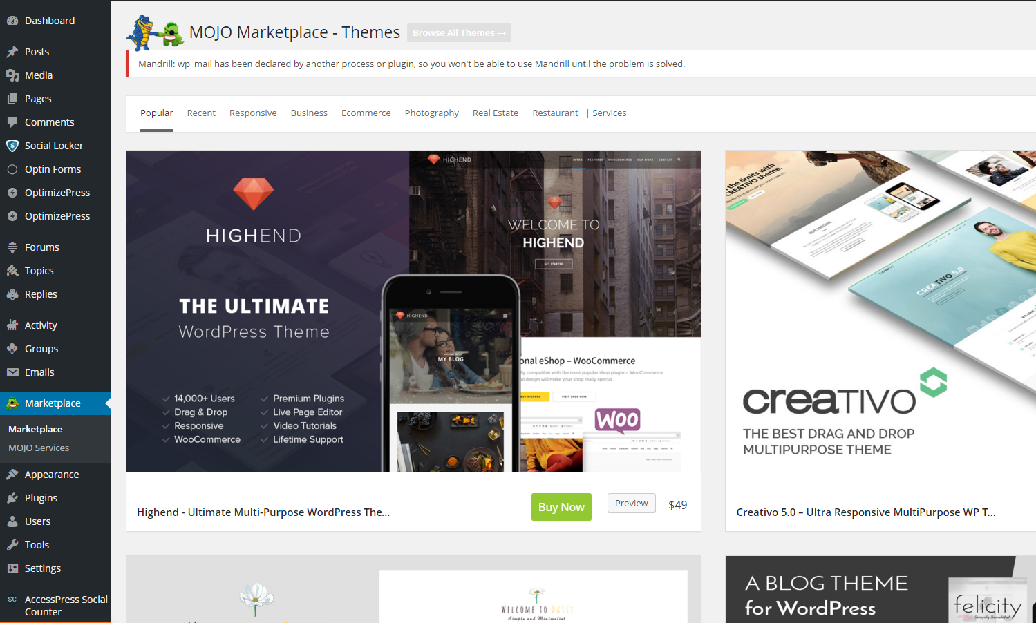 Install Wordpress for Music Website