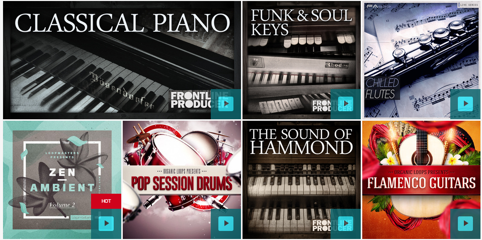 Live Music & Real Instrument Drum Kits & sound packs